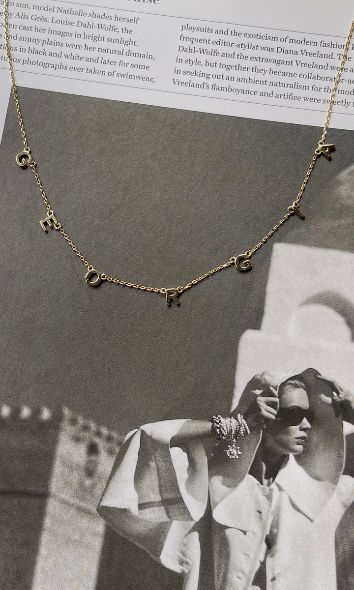 Georgia Letter Necklace